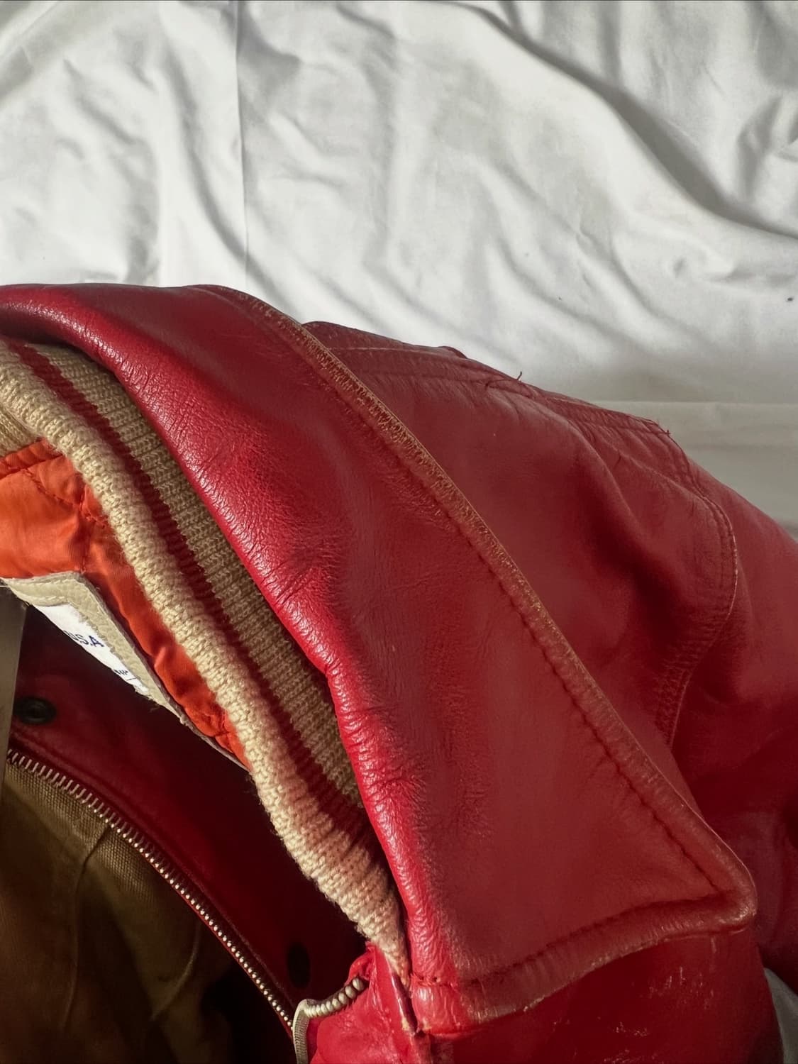 아비렉스 바시티 가죽 자켓 상품이미지9