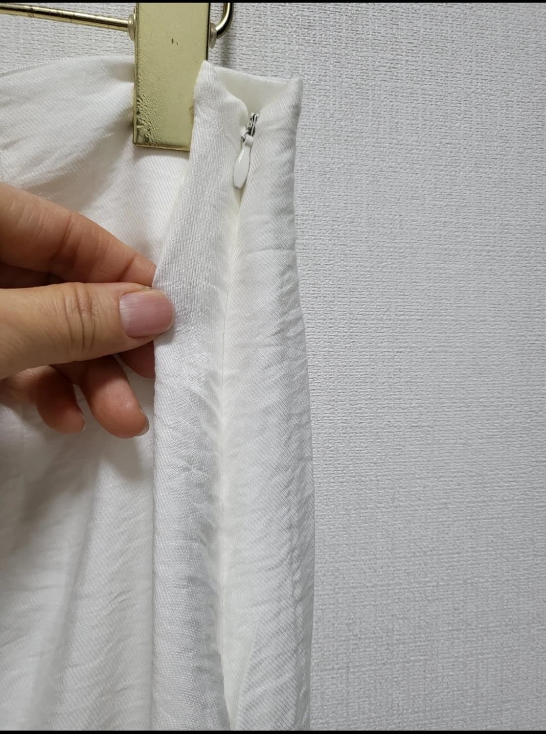 새제품세일!!화이트 셔링 스커트 F 상품이미지4