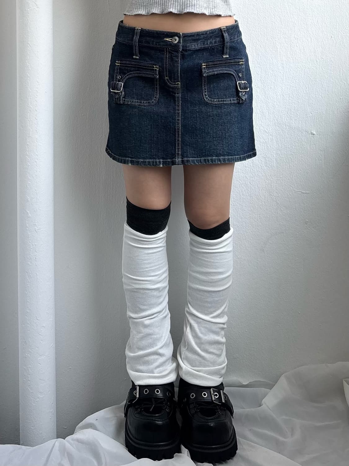 Calvin Klein Denim Skirt 상품이미지3