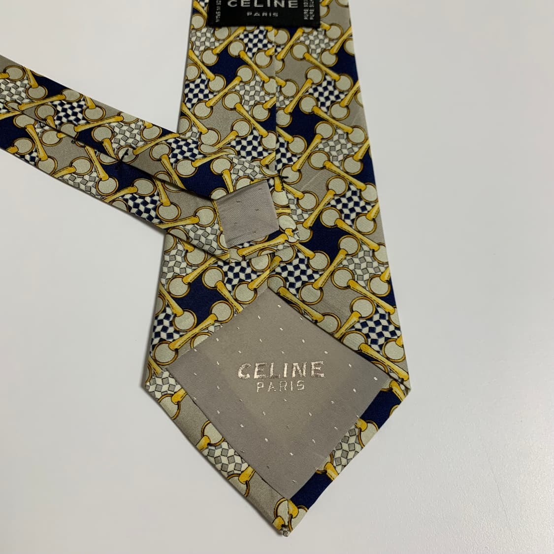 셀린느(CELINE) 기하학적패턴 명품 클래식넥타이 A+등급 9.7cm 상품이미지6