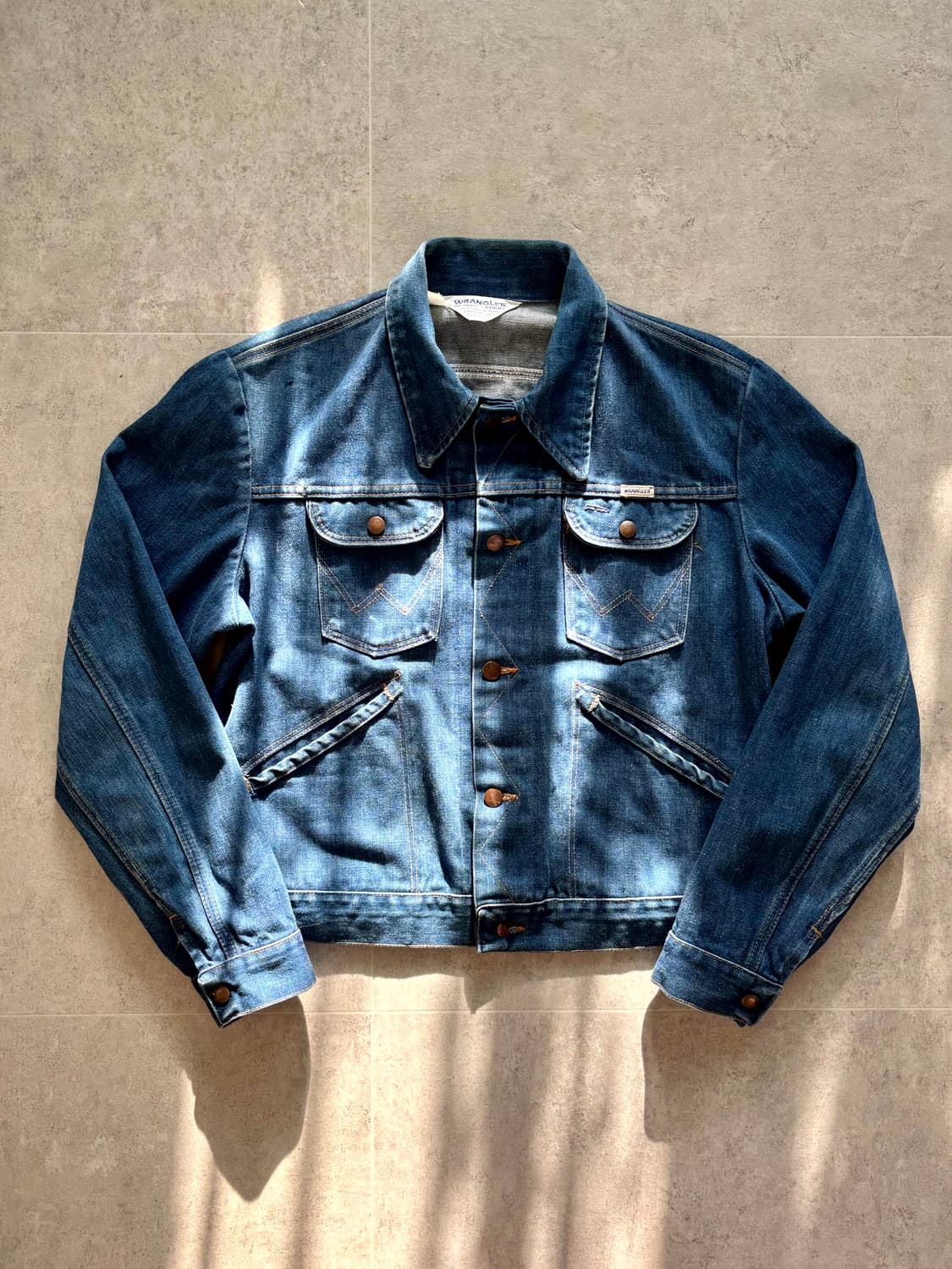 70's 랭글러 M125 데님 트러커 자켓 42 상품이미지1