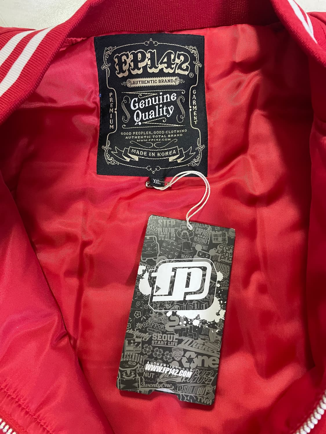 페플 무지 새틴 야구점퍼 상품이미지2