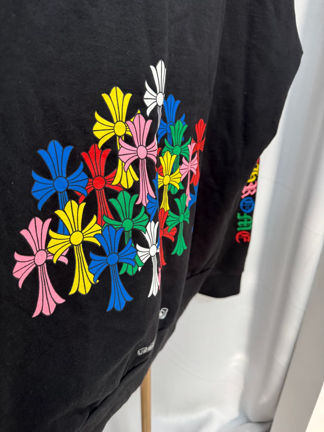 백화점판 크롬하츠 멀티컬러 세메터리 후드티 L  상품이미지3