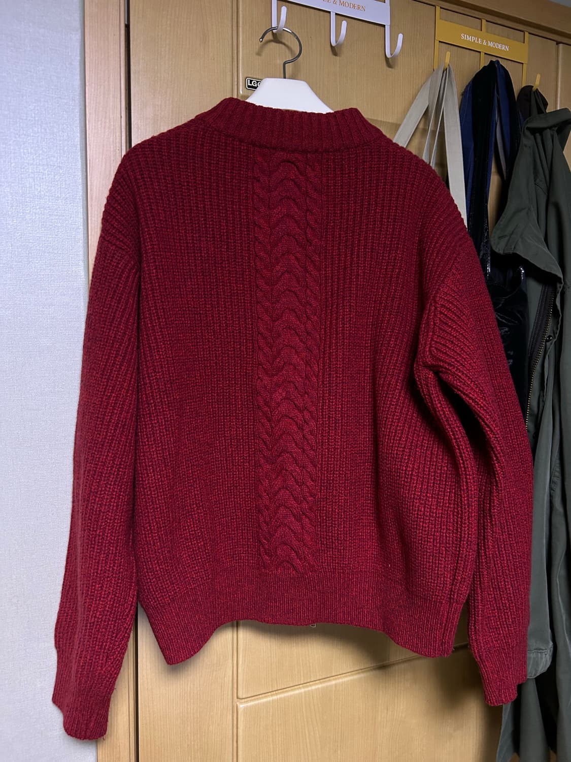 웨이비니스 타님리스 풀집업 니트 1 상품이미지5