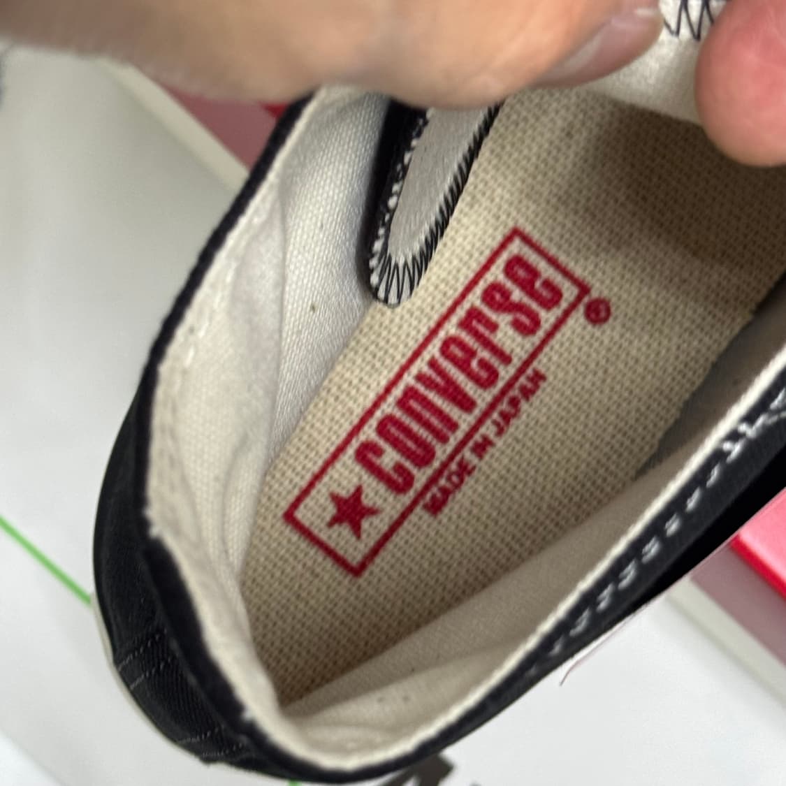 새상품 280) 컨버스 재팬 제이옥스 블랙 상품이미지5