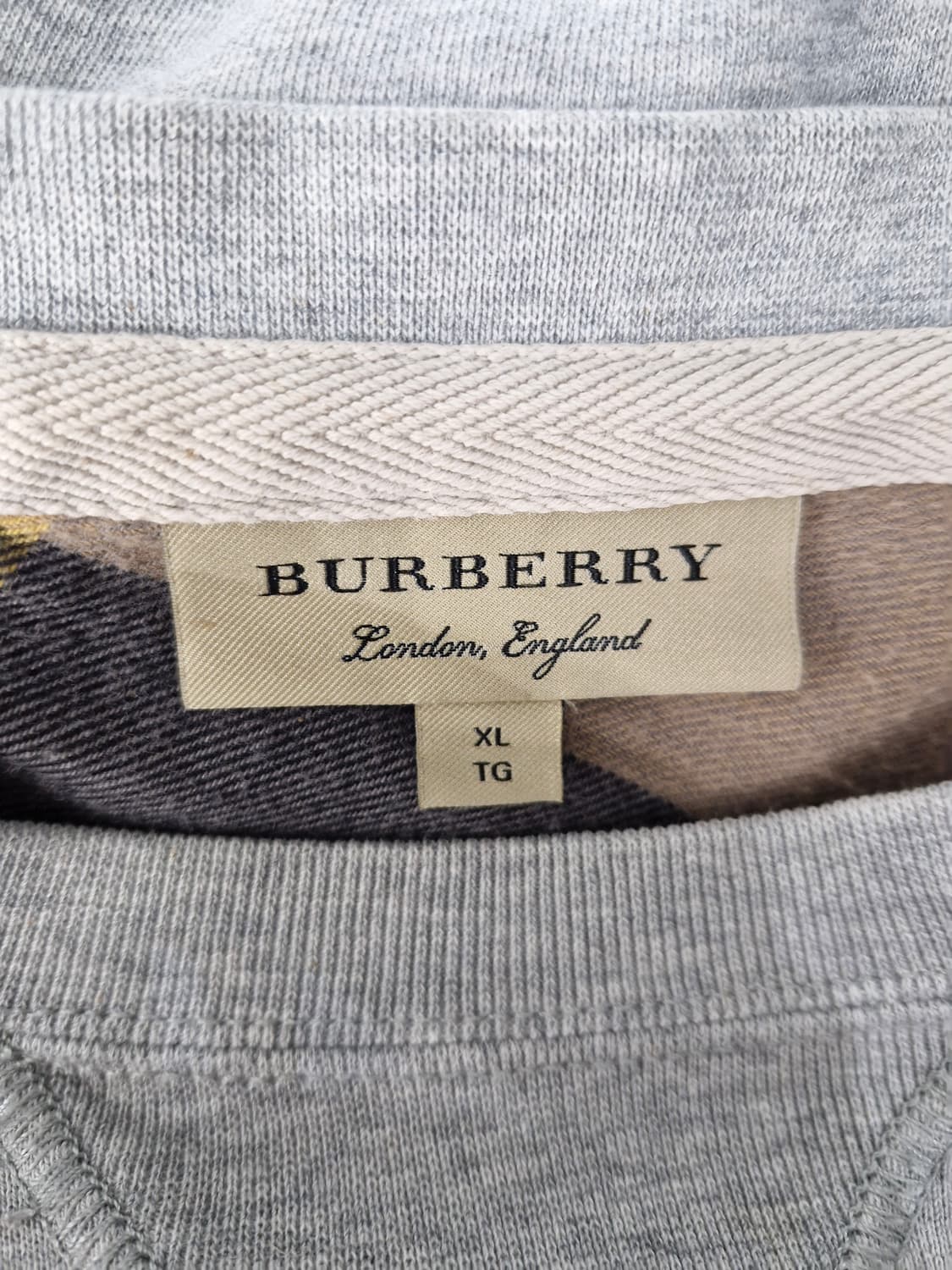 BURBERRY 버버리 아카이브 기사 자수 로고 맨투맨(XL) 상품이미지5