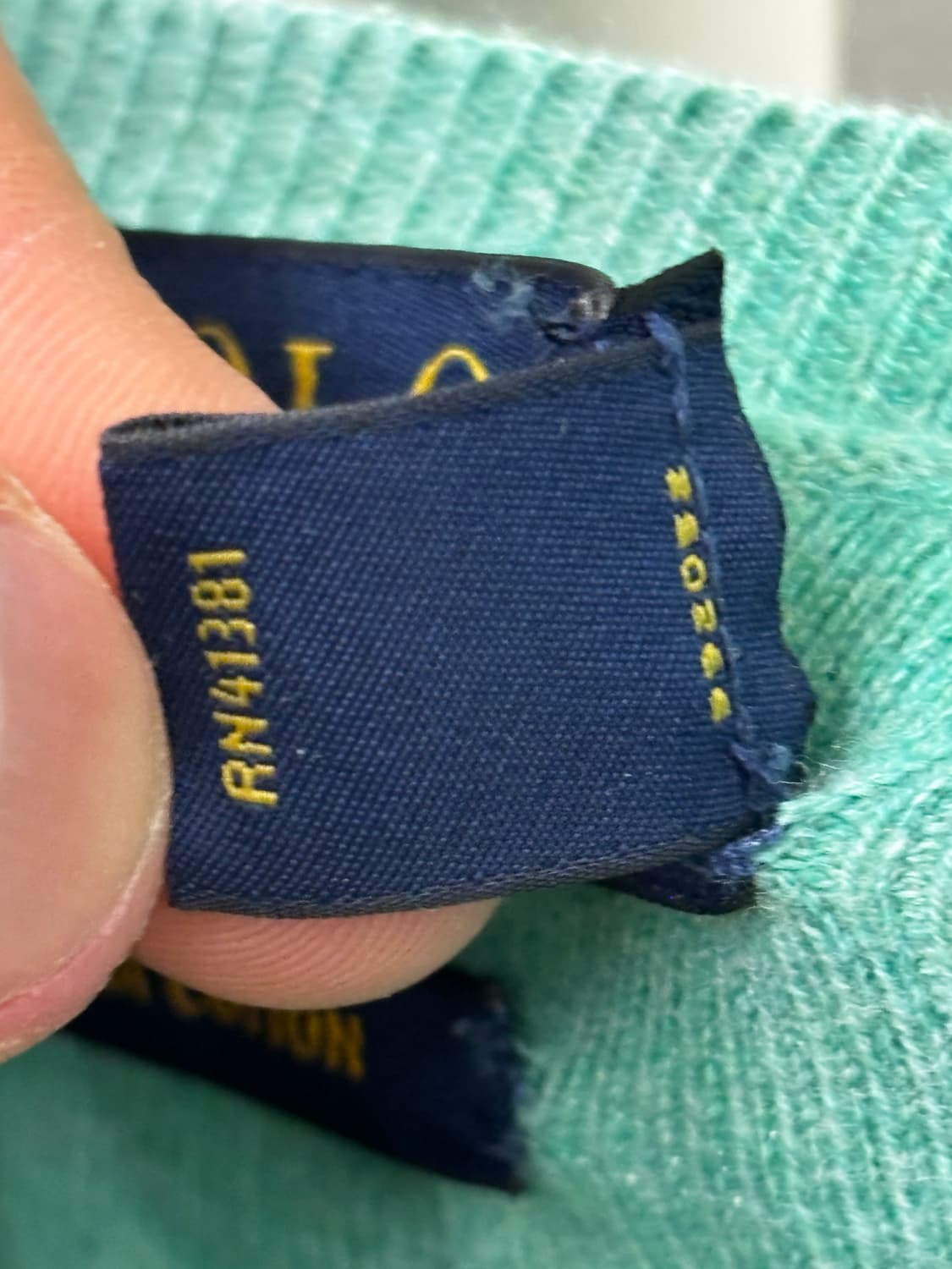 폴로 랄프로렌 남성 피마 코튼 니트 M 상품이미지5