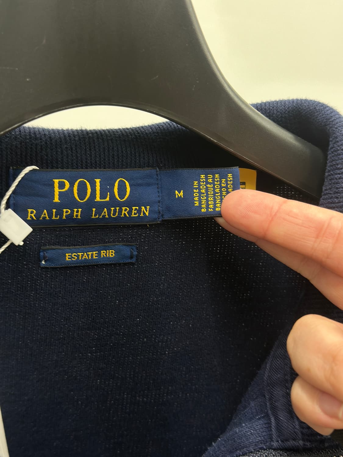 폴로 랄프로렌 네이비 코튼 하프집업  상품이미지6