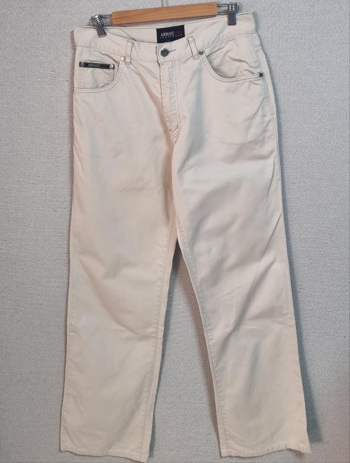 31) 아르마니 베이지 면바지 치노팬츠 상품이미지1