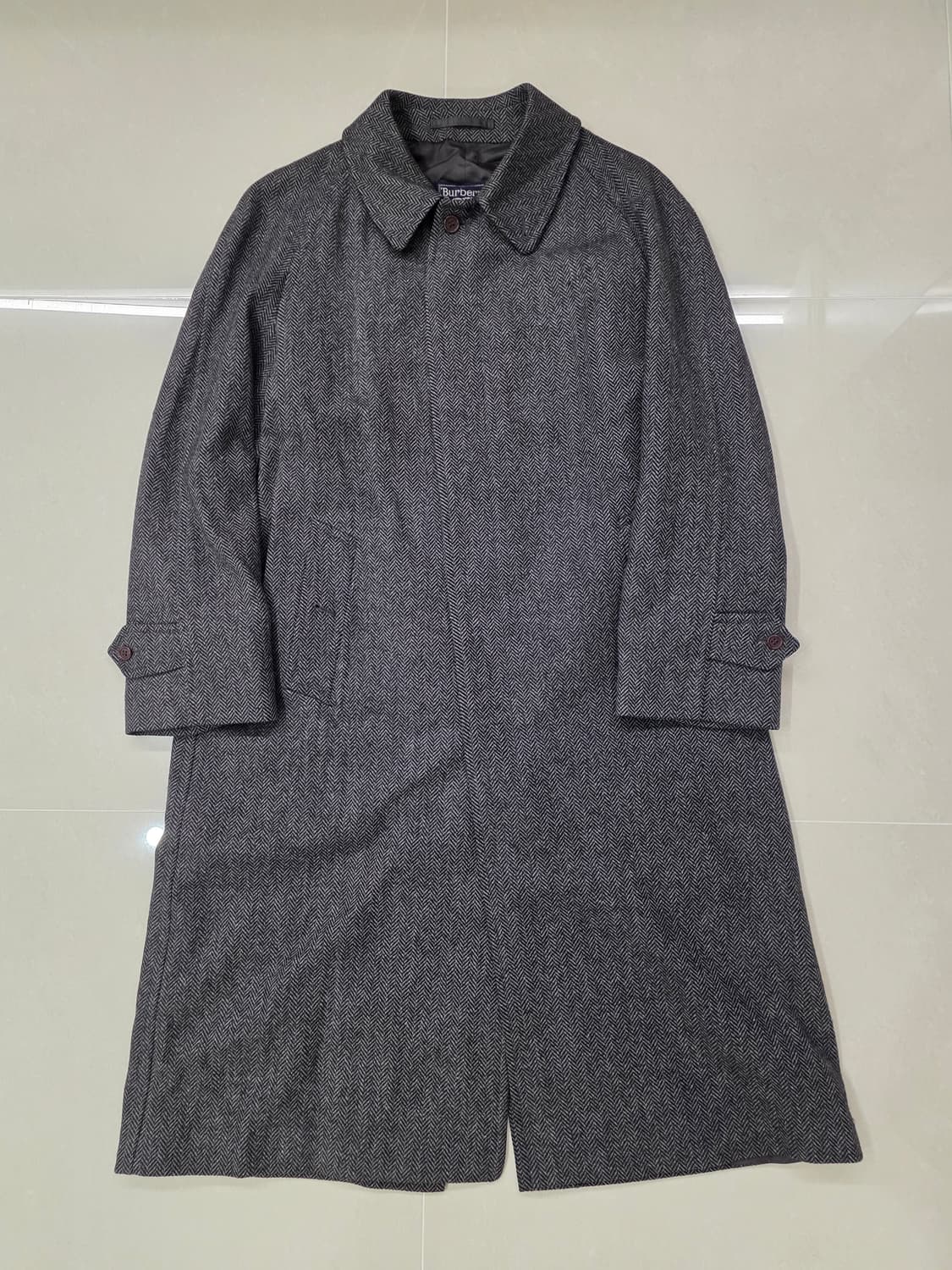 버버리 헤링본 트위드 코트 상품이미지1