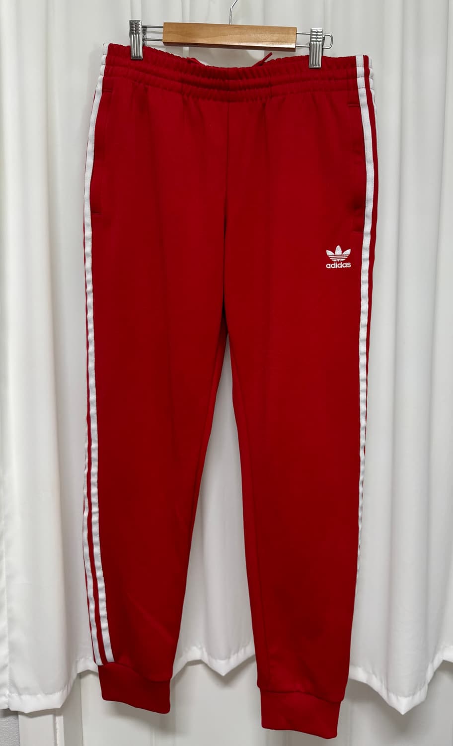 아디다스 3-stripes 트랙팬츠 레드 상품이미지3