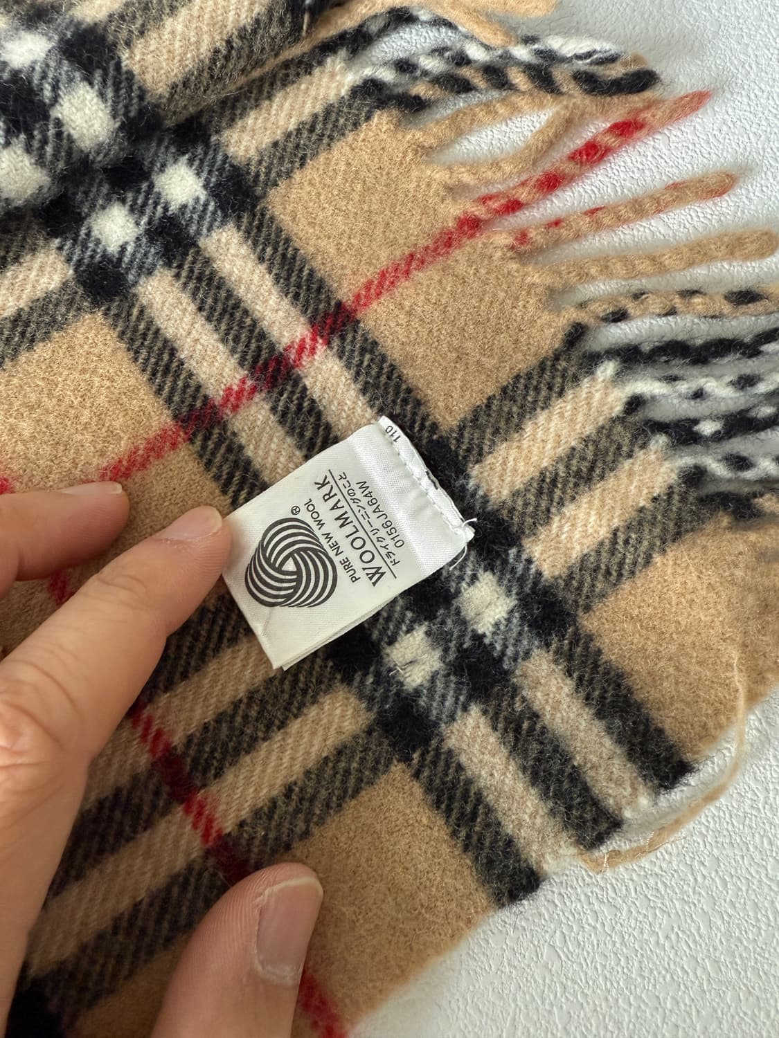 버버리(Burberry) 체크 울 머플러(JAPAN) 상품이미지7