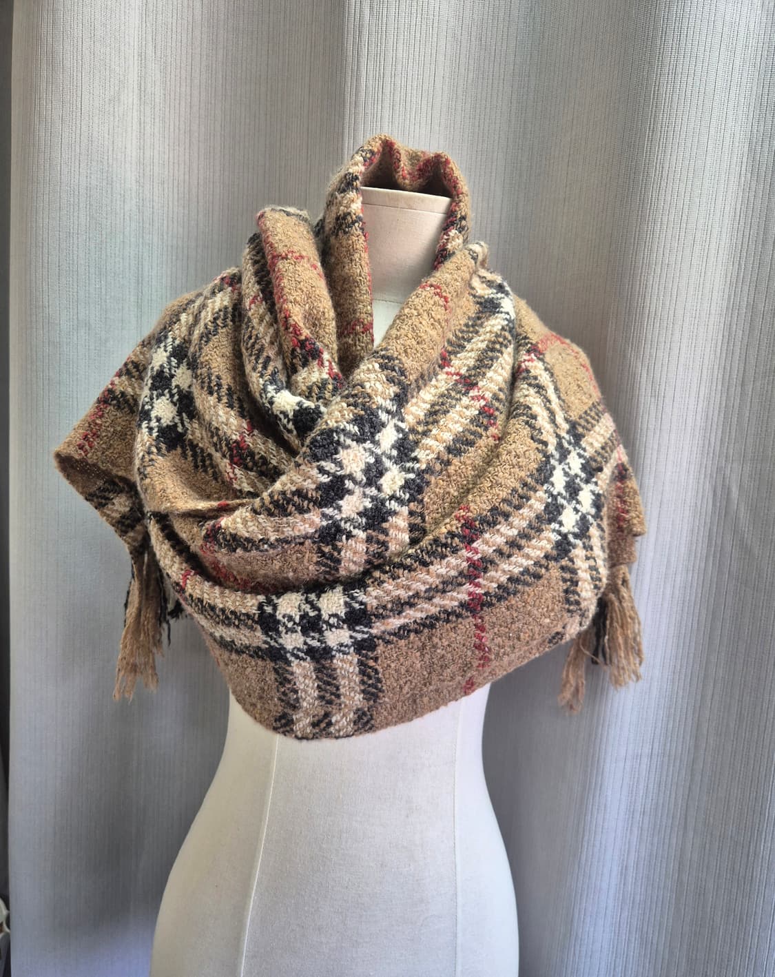 (정품)버버리 클래식 체크 램스울 머플러 #최상급 상품이미지7