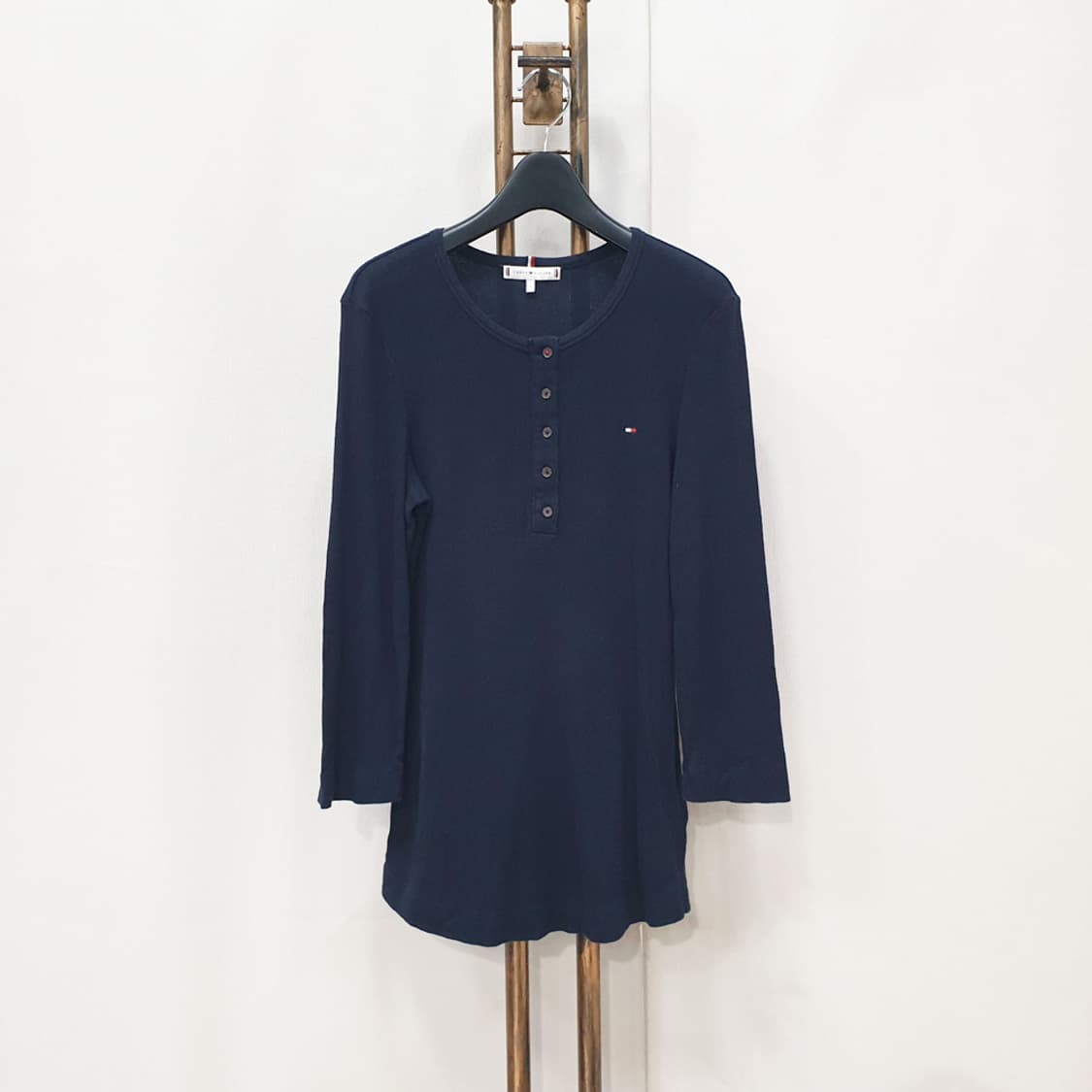 타미힐피거 골지니트 티셔츠 S 상품이미지1