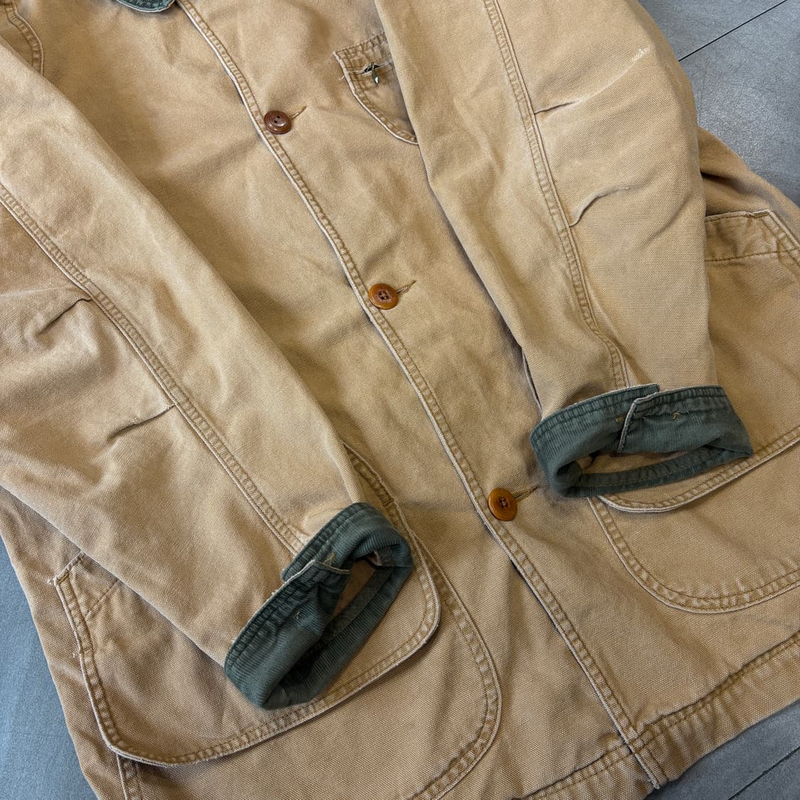 L.L.bean 엘엘빈 다크 베이지 헌팅 자켓  상품이미지8