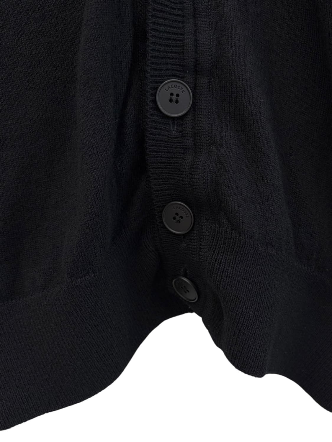라코스테 울 가디건 블랙 (S)  상품이미지5