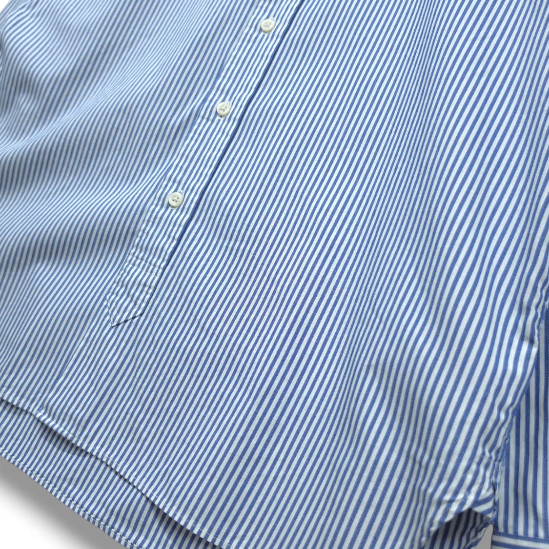 [XL] 폴로 화이트&블루 스트라이프 헨리넥 긴팔셔츠 상품이미지5