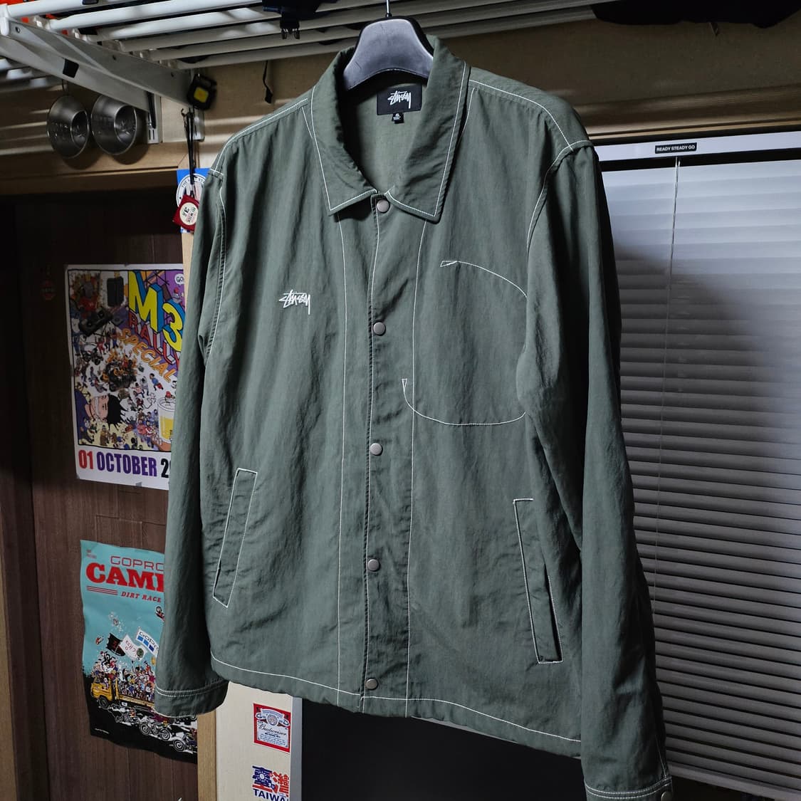 [XL] 스투시 Stussy 나일론 폴섬 자켓 스프루스 정품 상품이미지1