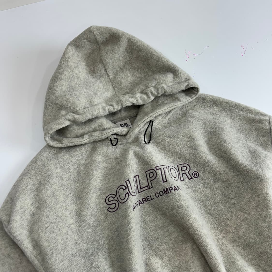 Sculptor 스컬프터 멜란지 후리스 후드티 상품이미지4