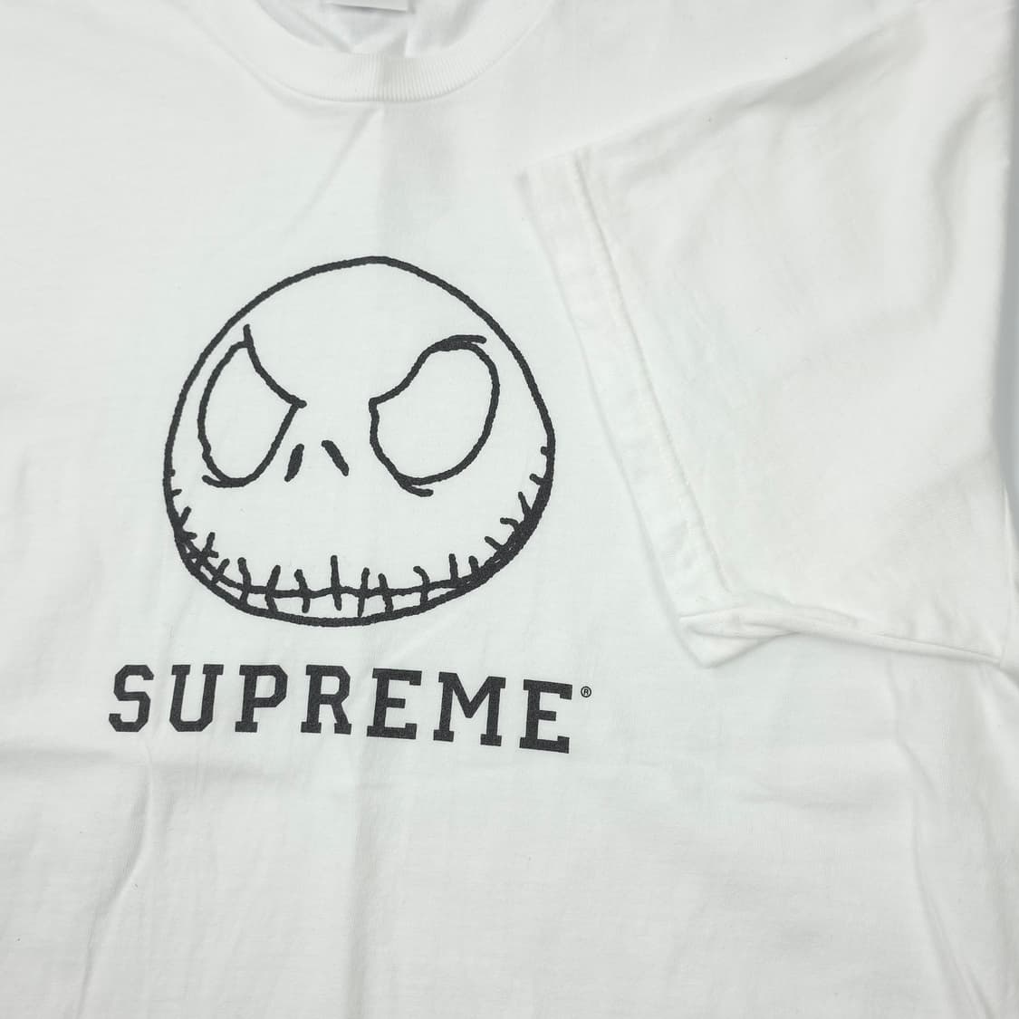 슈프림 스켈레톤 코튼 티셔츠 화이트 (M) 상품이미지3