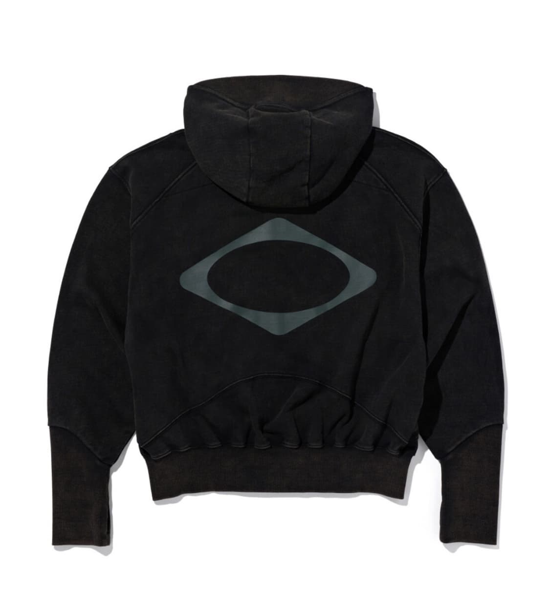 미스치프 빅 포켓 후드집업 워시드 블랙 상품이미지2