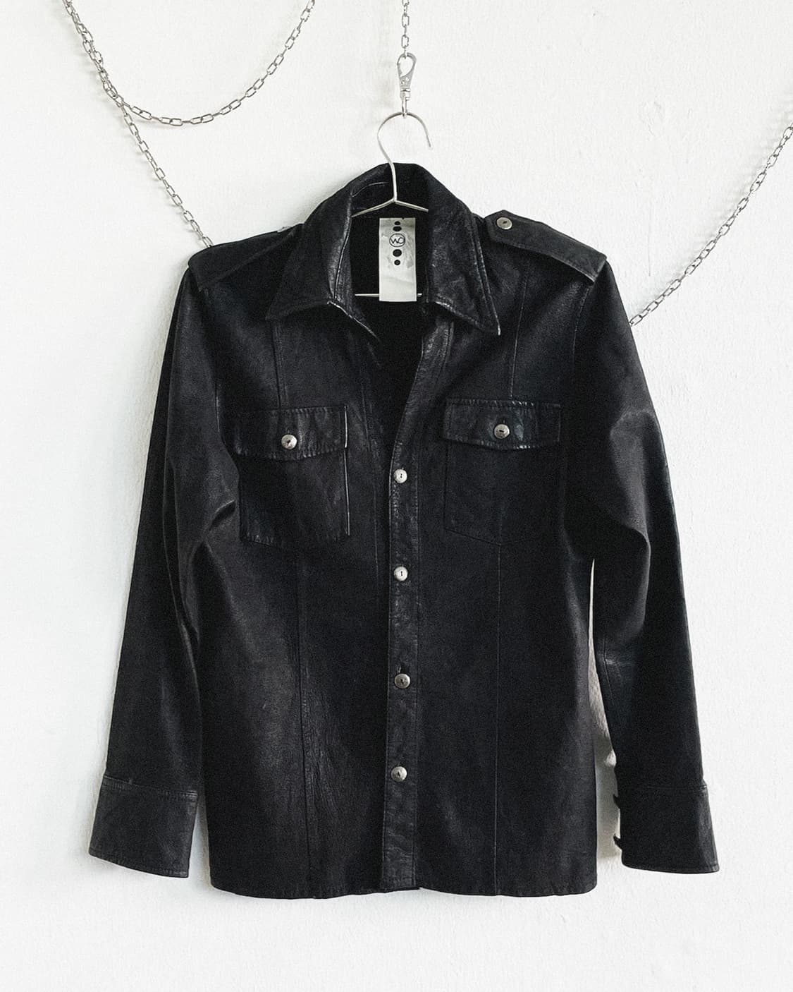 JPN 아티저널 레더 셔츠 상품이미지6