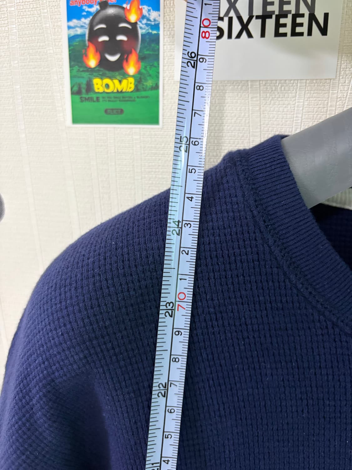 폴로 랄프로렌 와플 롱슬리브 네이비 상품이미지5