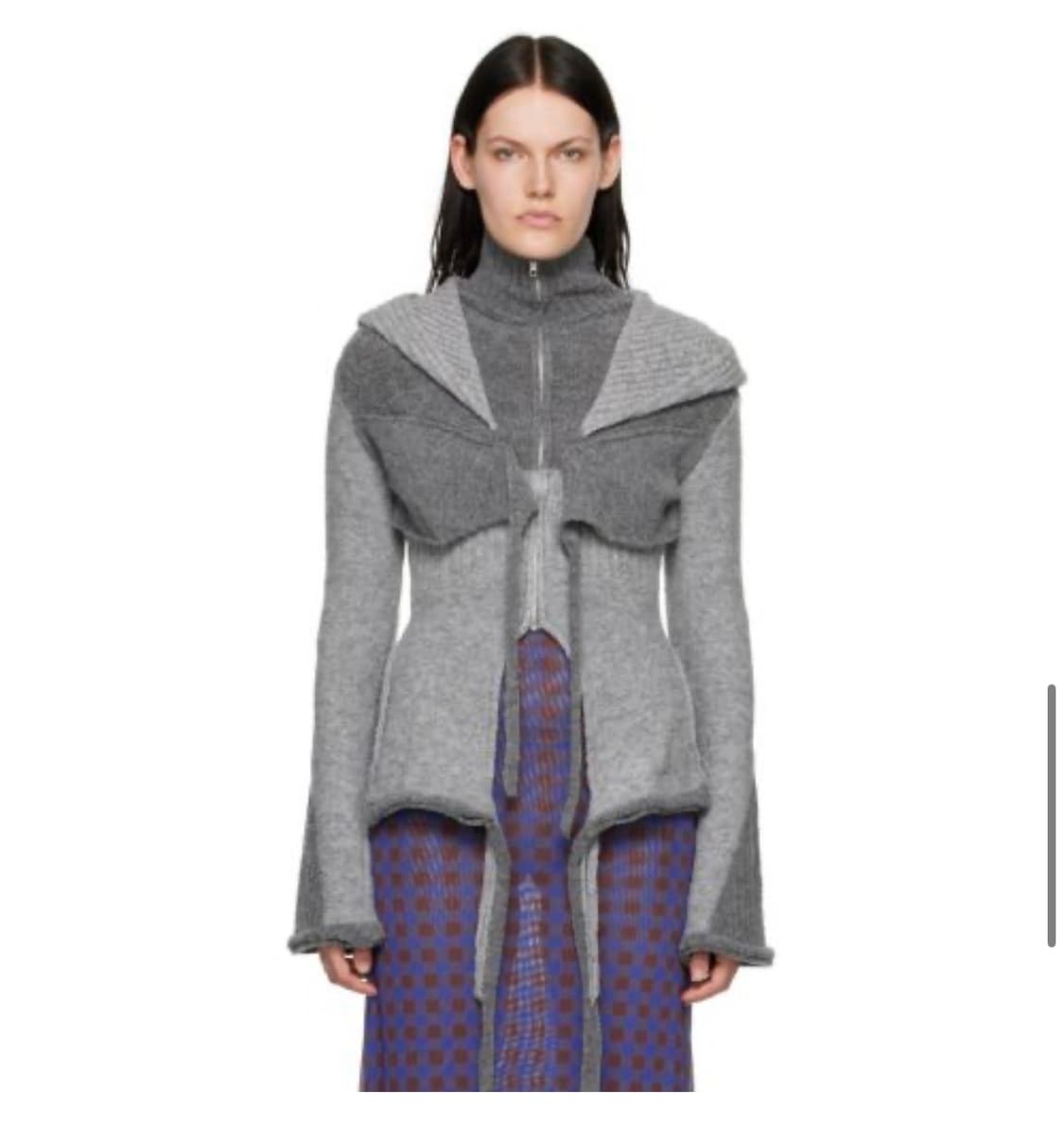 ottolinger gray hooded cardian 상품이미지1