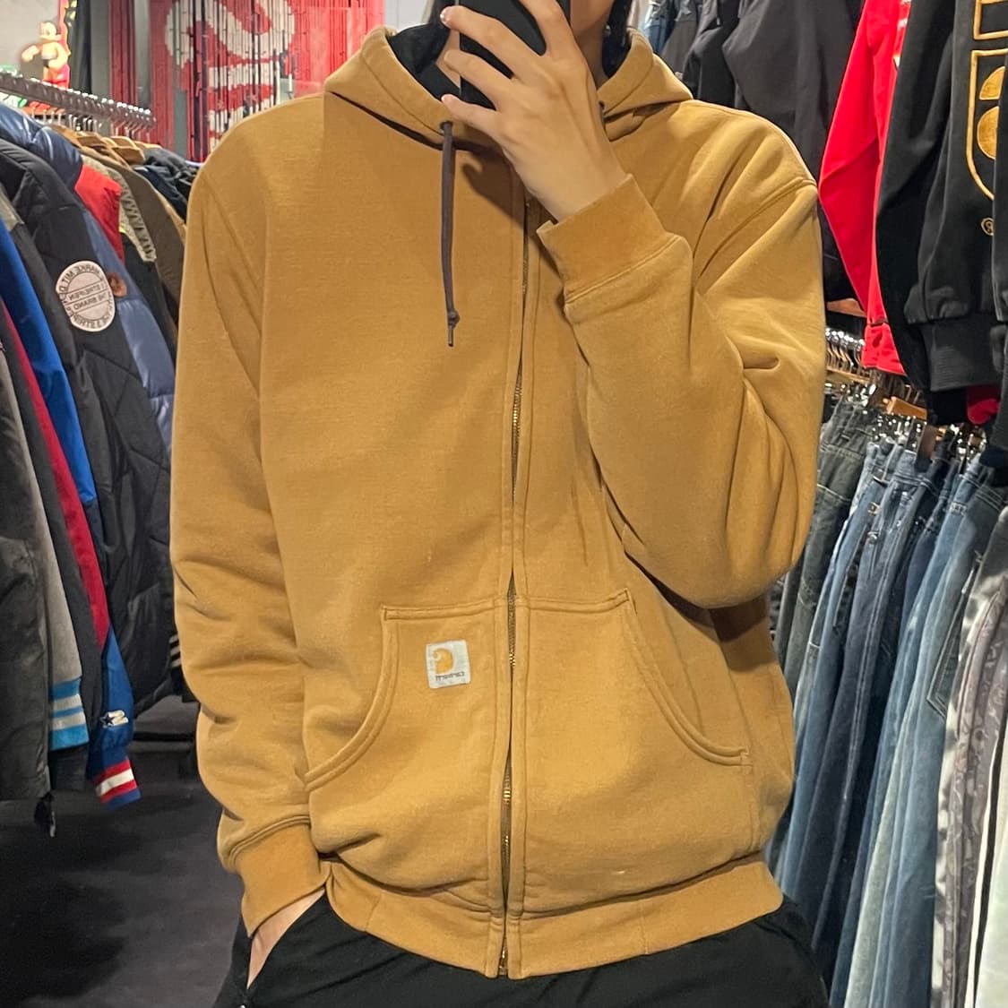 [IM] carhartt 칼하트 된장 후드집업 상품이미지1