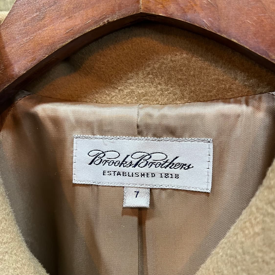 브룩스 브라더스 캐시미어 울 롱코트 상품이미지6