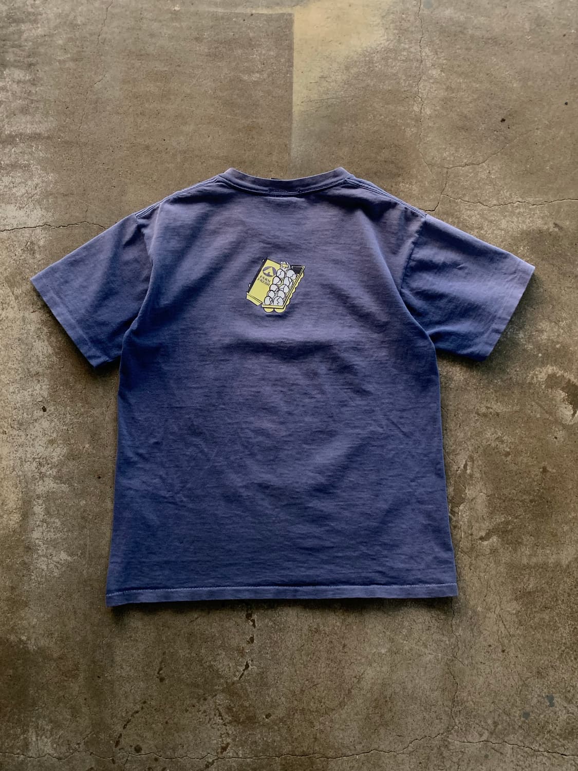 90s 에어워크 프레시 팜 에그 프린팅 티셔츠 상품이미지6