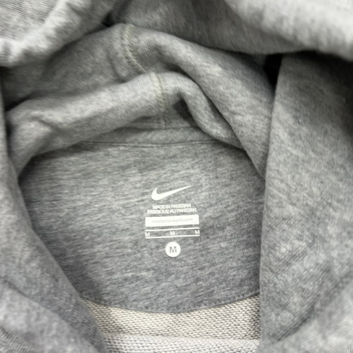 M) 나이키 스몰 스우시로고 후드티 후드티셔츠 상품이미지3