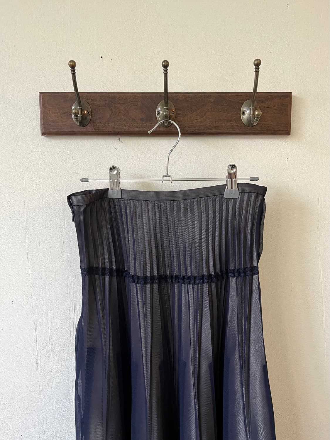 Lantana 레이스 네이비 스커트 상품이미지3