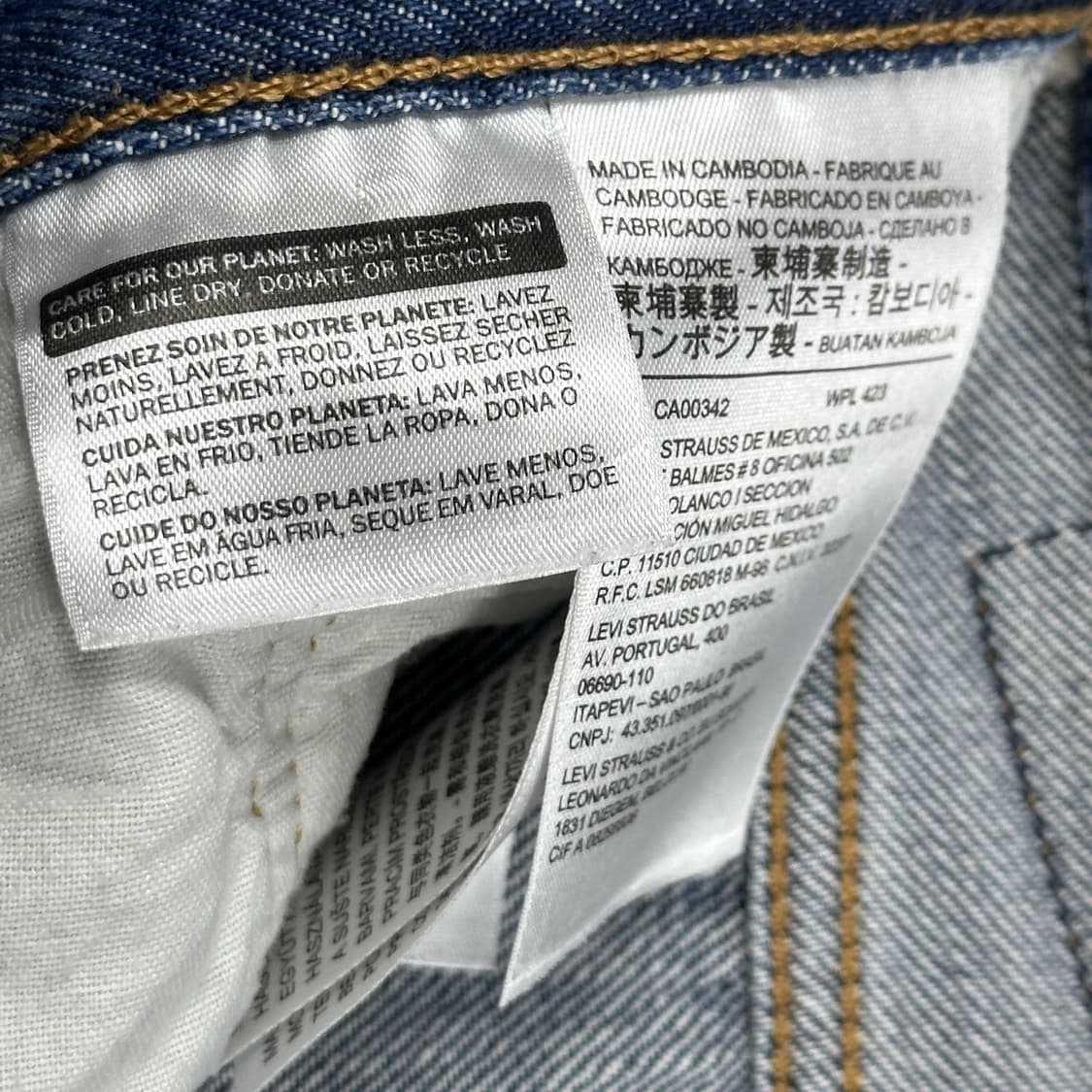 26 리바이스 501 og 여성 레귤러 스트레이트 데님팬츠 상품이미지7