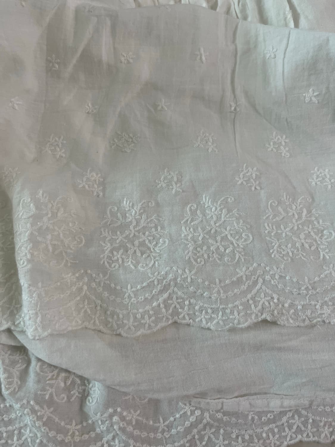 빈티지 Vintage White Lace Crop Cami Top 상품이미지3