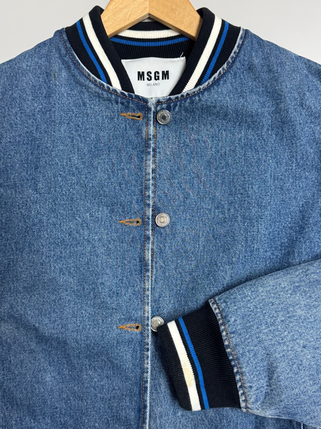 MSGM 데님 블루종 자켓 상품이미지8