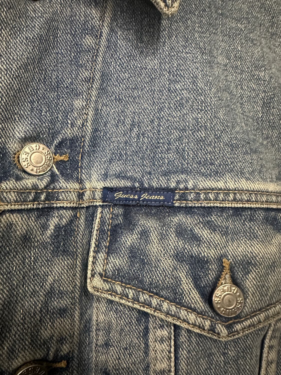 M)게스 청자켓 made in usa 상품이미지3