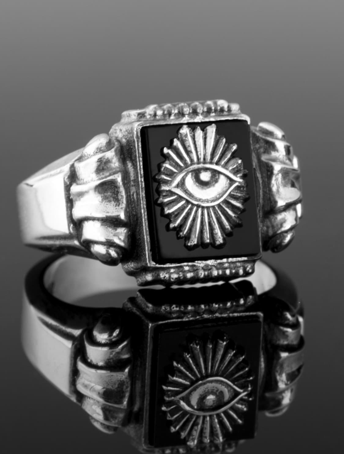 급처/ 킹크로치 ALL SEEING EYE PILLAR STONE 링 상품이미지1