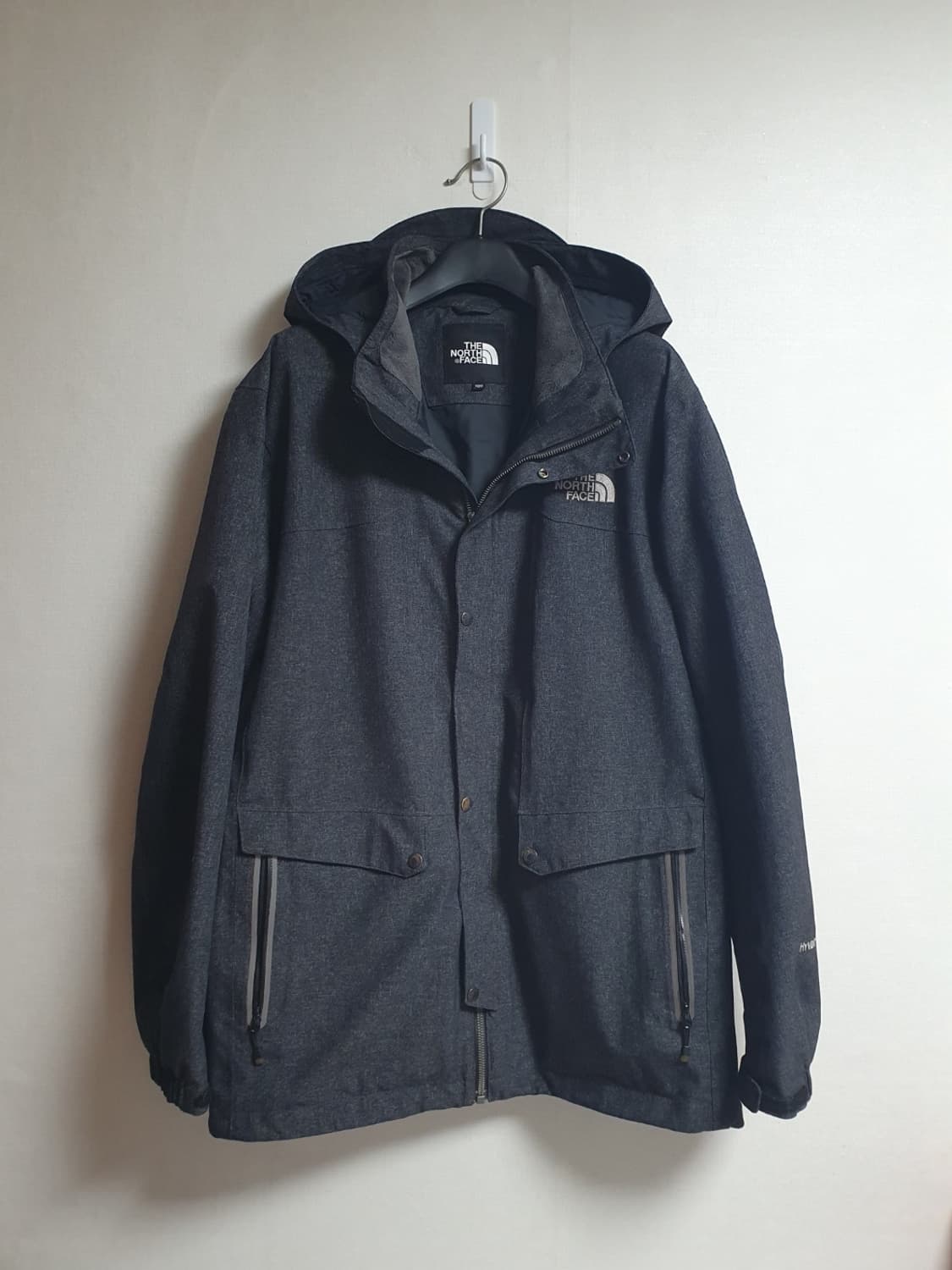 노스페이스 HyVent 멜란지 후드 자켓 105 상품이미지1