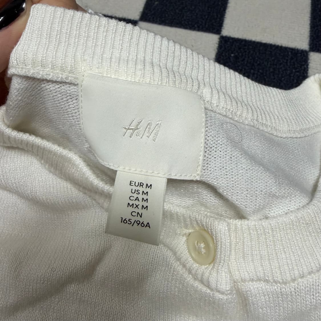 H&M 아이보리 가디건 M 상품이미지2