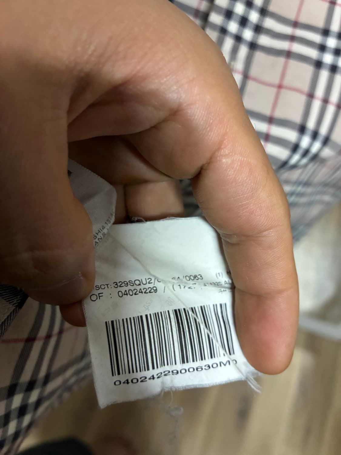 [정품] 버버리 반팔 셔츠 M/95 상품이미지6