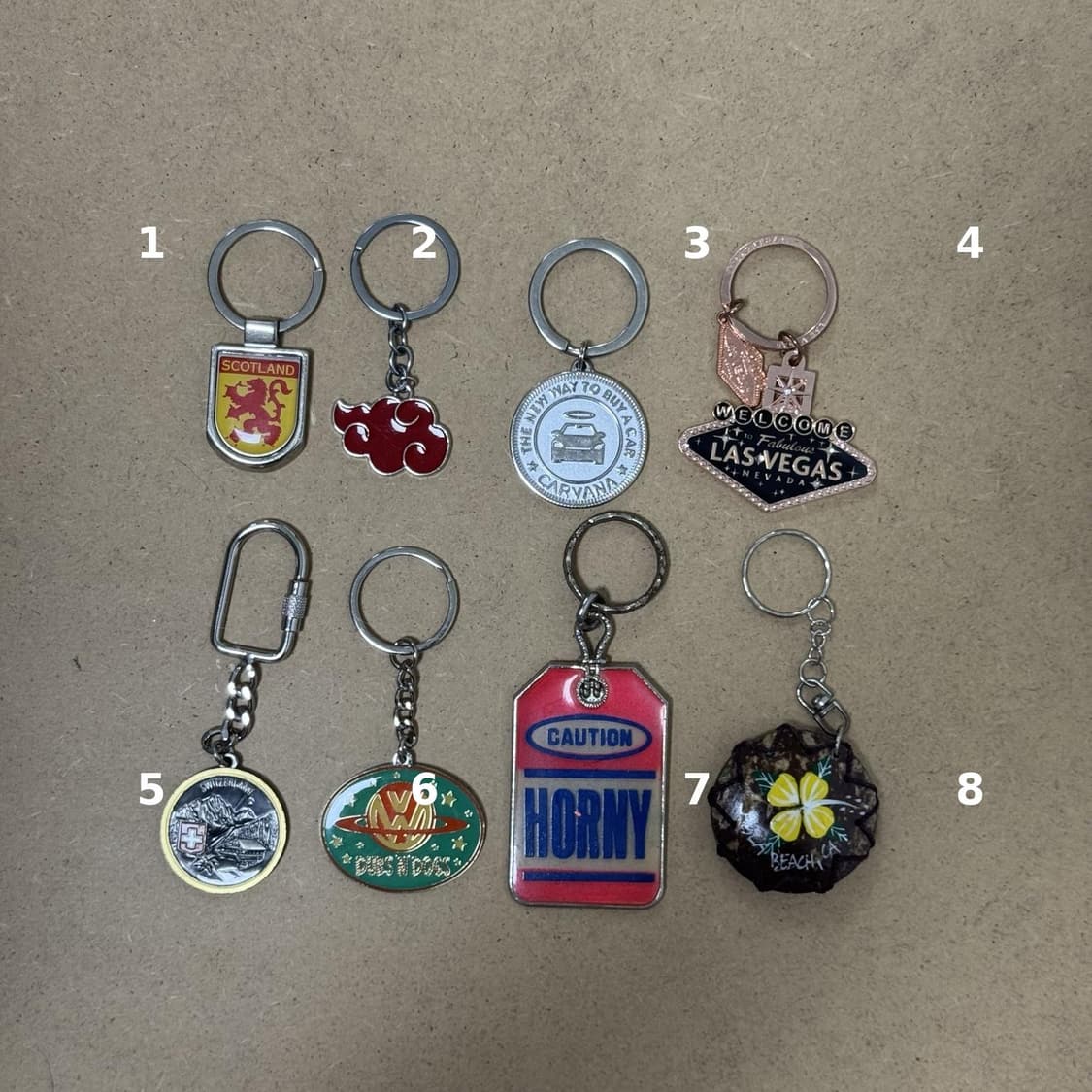 미국 빈티지 키체인 모음 상품이미지1