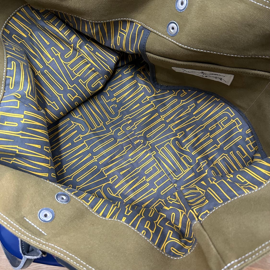 Vivienne Westwood Big Canvas Shopper Bag 상품이미지6