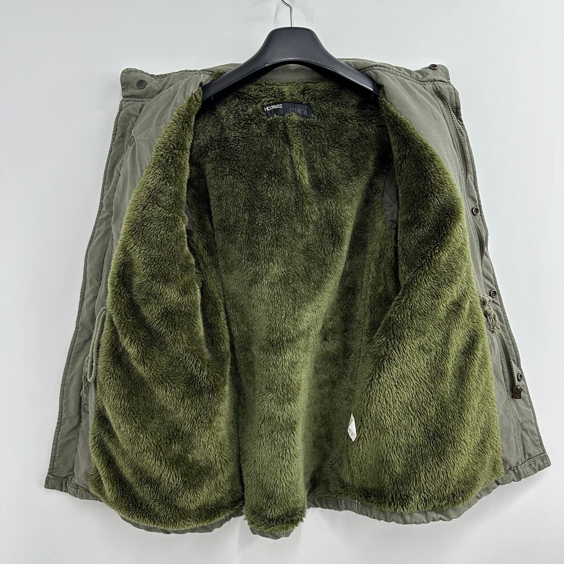 100 홀리스터 밀리터리 여자 야상 퍼 자켓 상품이미지3