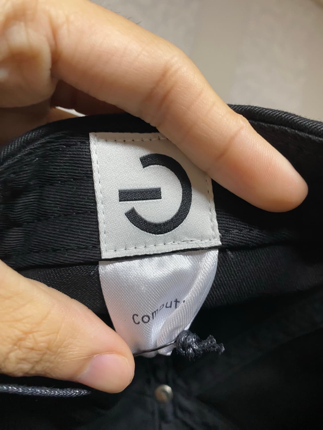 컴퓨터 포맷 스터드 볼캡 블랙 os 상품이미지3