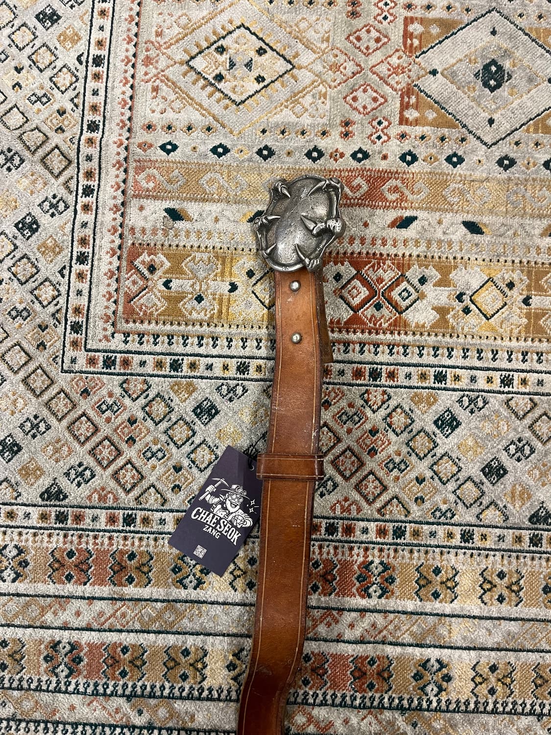 빈티지 레더 벨트 브라운 #csz3030 상품이미지4