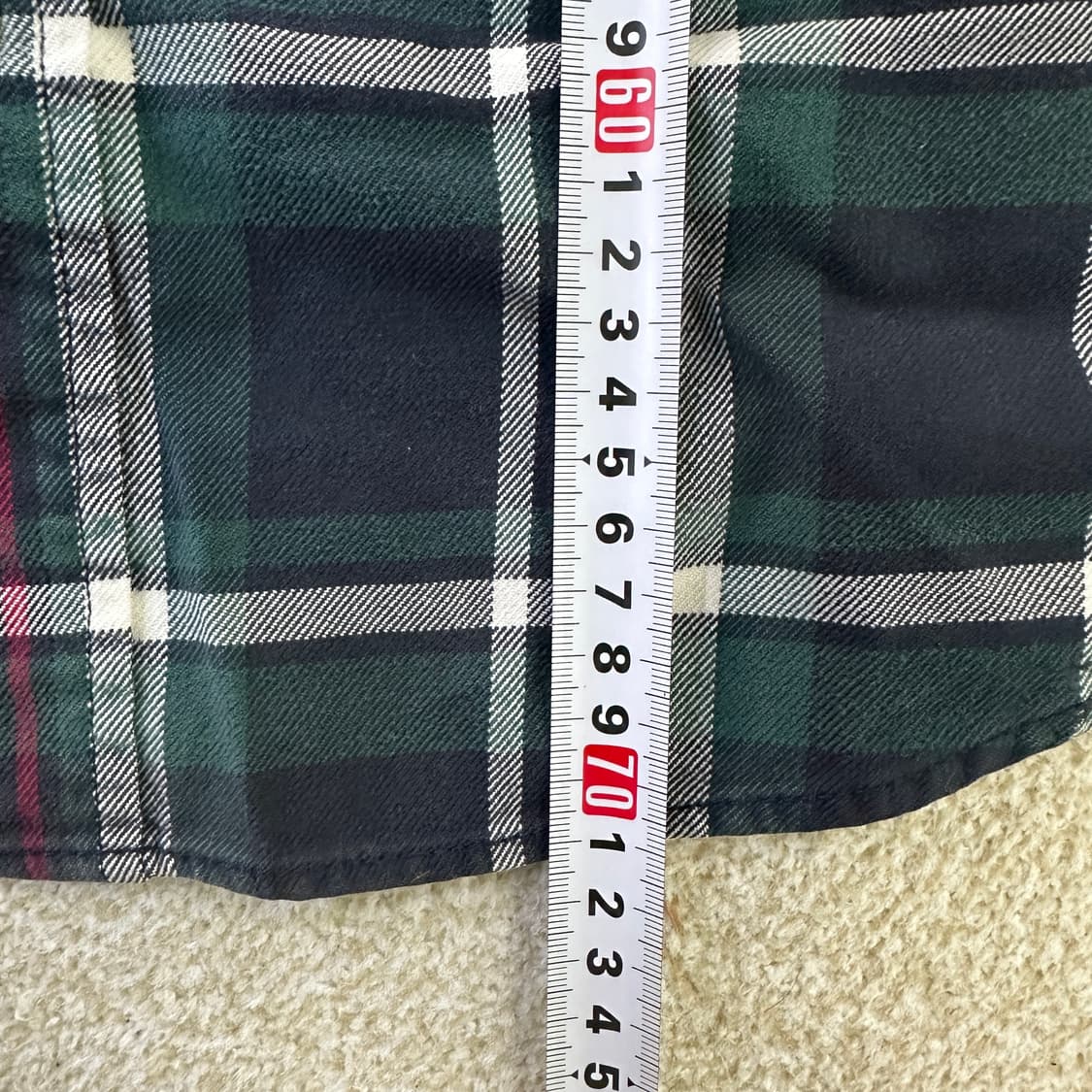 L 푸부 올드스쿨 체크 긴팔 셔츠 0320D 상품이미지6