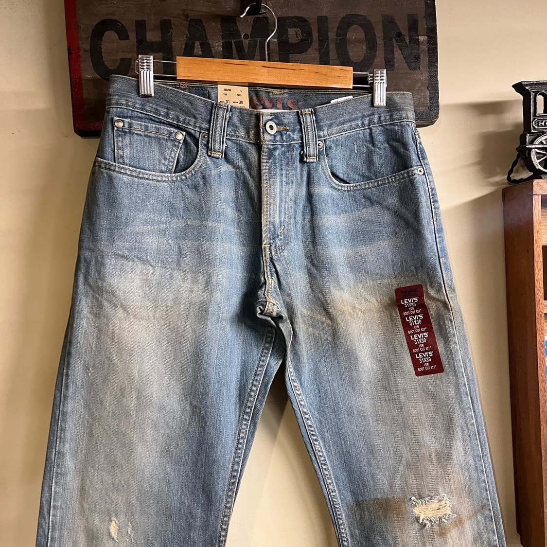 00's 리바이스 527 부츠컷 32 Size Mexico 데드스탁 상품이미지2