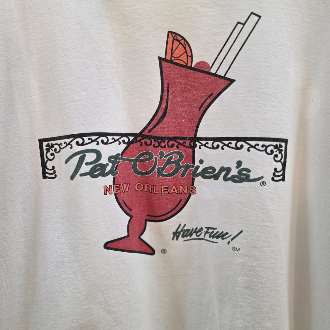 90s  USA Pat O'Brien's 칵테일 바 그래픽 빈티지 티셔츠 상품이미지2