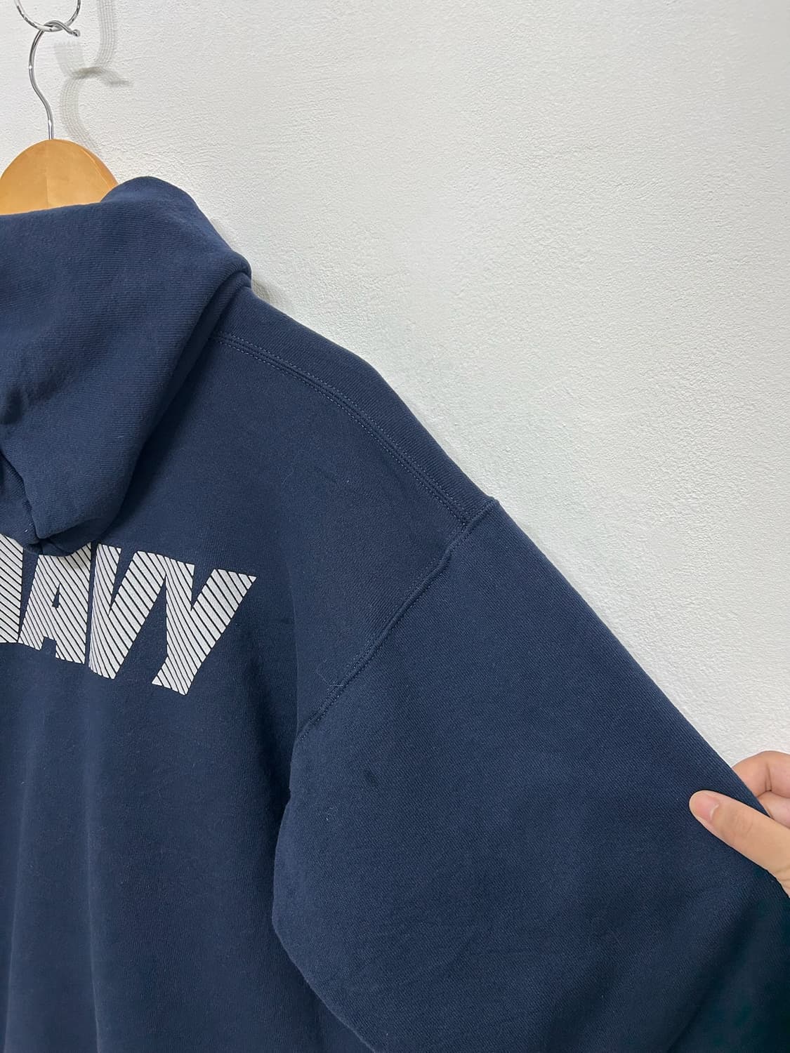 90's soffee us navy pullover hoodie 상품이미지9